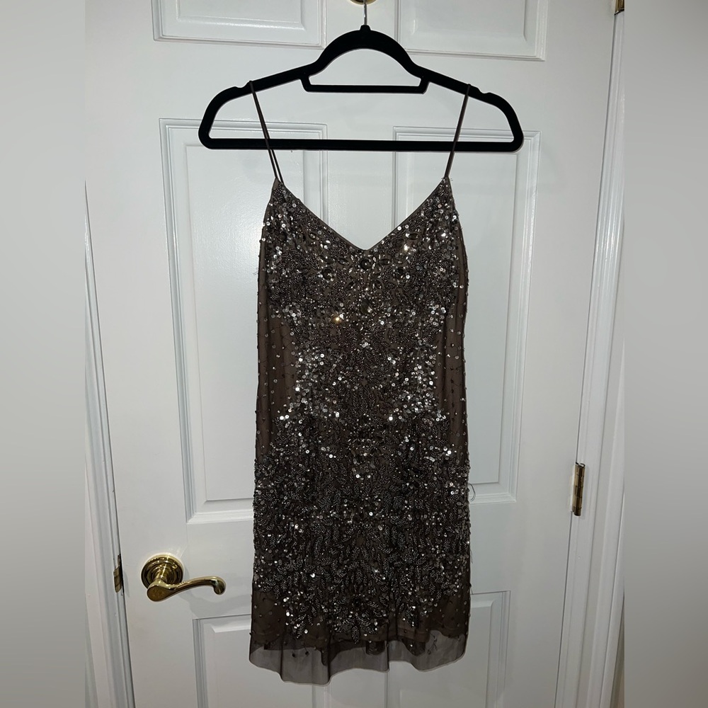 Adrianna Papell Sequin Holiday Dress